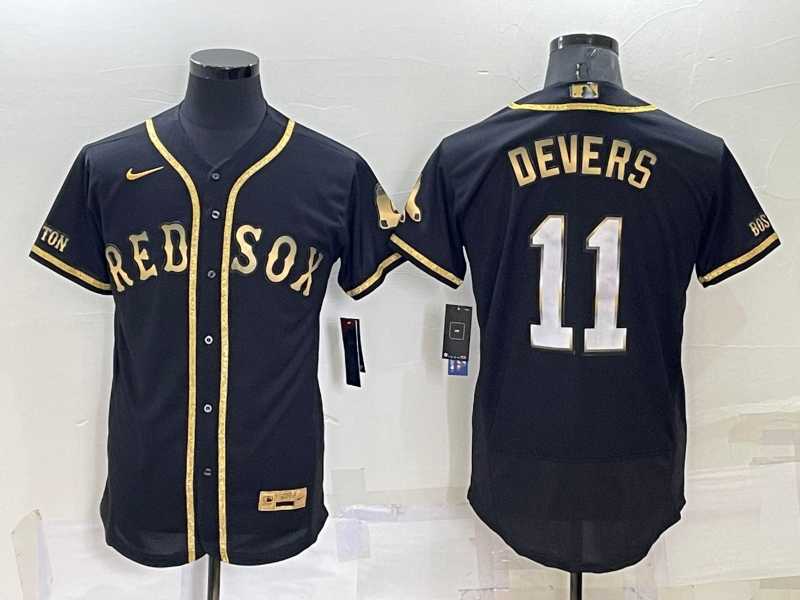 Boston Red Sox #11 Rafael Devers Black Gold Stitched MLB Flexbase Nike Jersey,We sell and wholesale Boston Red Sox #11 Rafael Devers Black Gold Stitched MLB Flexbase Nike Jersey on line form chian!